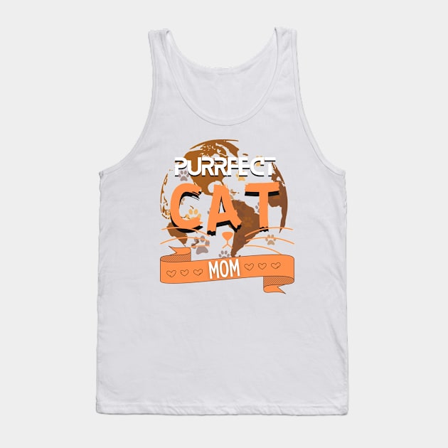 Purrfect Cat Mom Tank Top by NICHE&NICHE